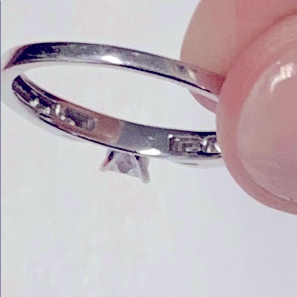 Vintage 14K solid gold diamond engagement ring size 6 with COA - Picture 6 of 7